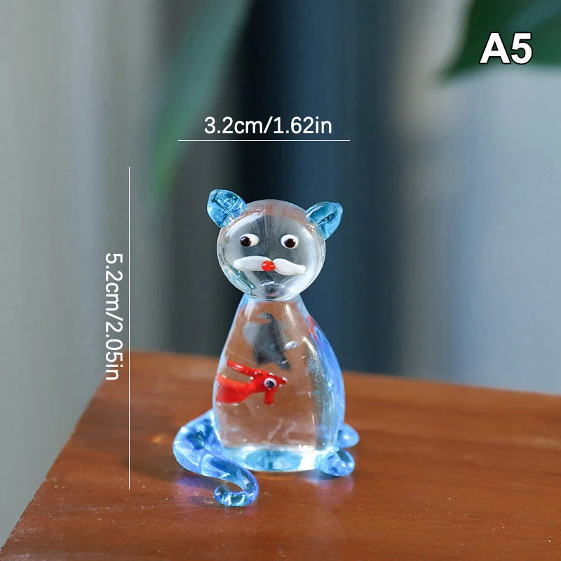 Handcrafted Glass Fish Figurine | Mini Pocket Fish Ornament