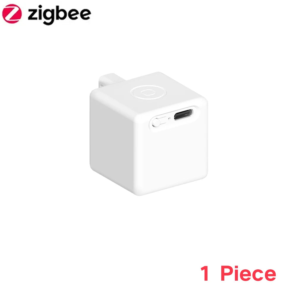 Tuya Smart Touch Finger Robot ZigBee 3.0 Chargeable Switch Button Pusher Bot Remote Control App Support Alexa Google Home Alice Peaceful Pleasures Health and Wellness 1 piece