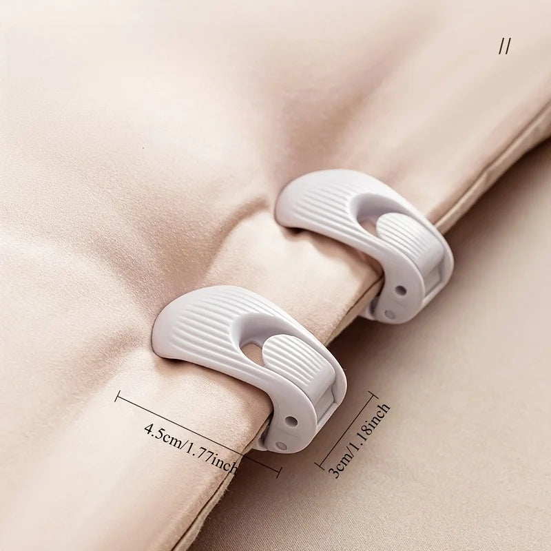 6-Pack Duvet Cover Clips – Anti-Slip Quilt Fastener Grippers Bedding Fastener Clips Peaceful Pleasures Health and Wellness