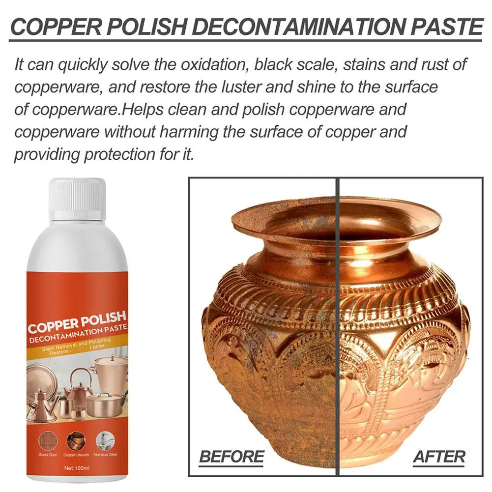 Copper Polish and Stain Remover for Metal Cleaning Peaceful Pleasures Health and Wellness