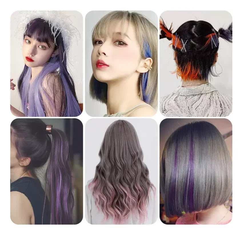 Silicone Hair Coloring Cap Hook Needle Professional Color Dye Highlighting Reusable Sets Frosting Dyeing Hats Barber Hair Salon Peaceful Pleasures Health and Wellness