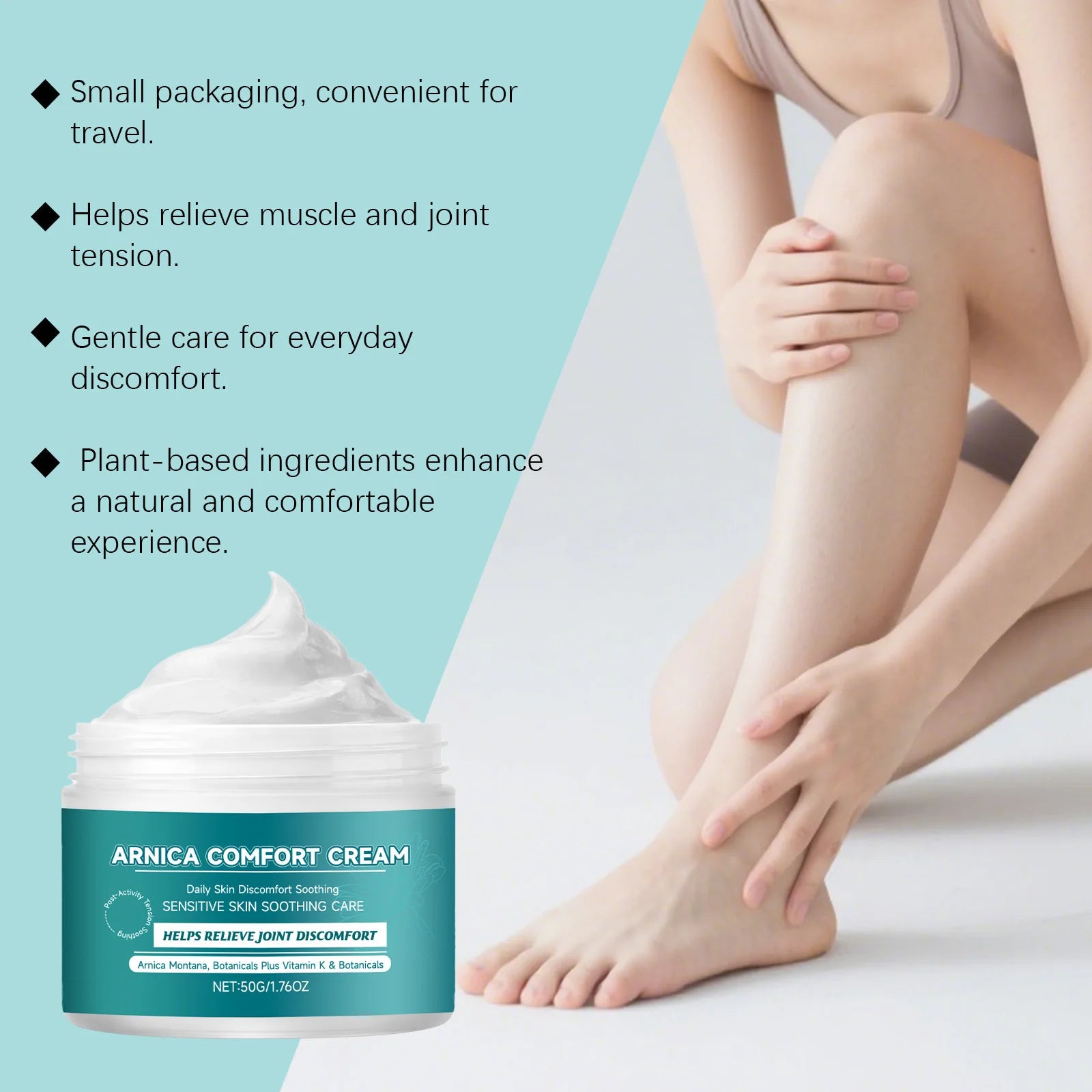 Herbal Skin Comfort Cream Soothe Skins Relieve Muscle Tension Improve Joint Discomfort Repair Skins Barrier Skin Soothing Cream Peaceful Pleasures Health and Wellness
