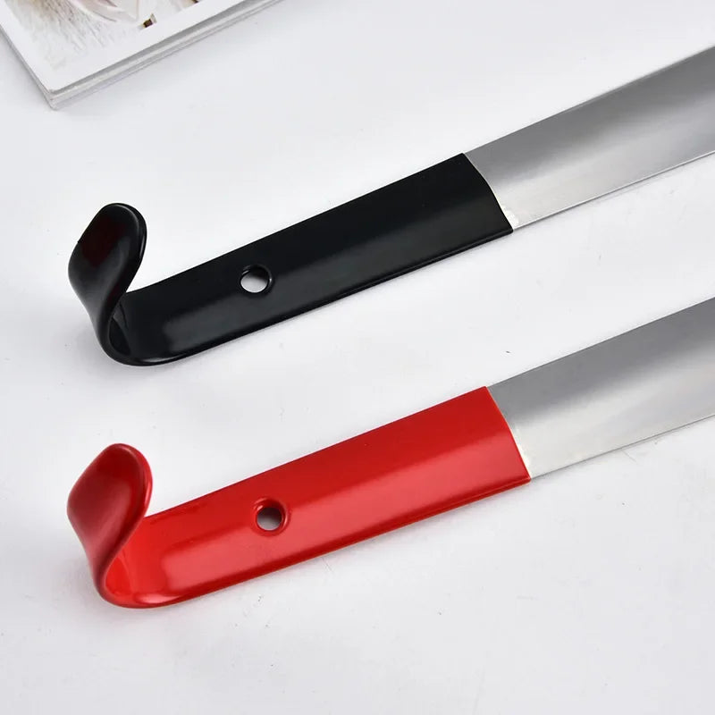 Long Handle Metal Shoe Horn 42cm – No-Bend Stainless Steel