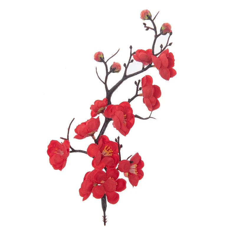 Silk Plum Blossom Branch | Artificial Flower Wedding & Home Decor