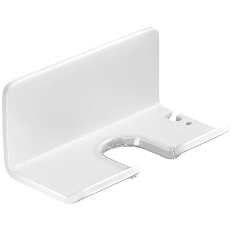 Wall Mounted Hair Dryer Holder & Straightener Organizer Stand