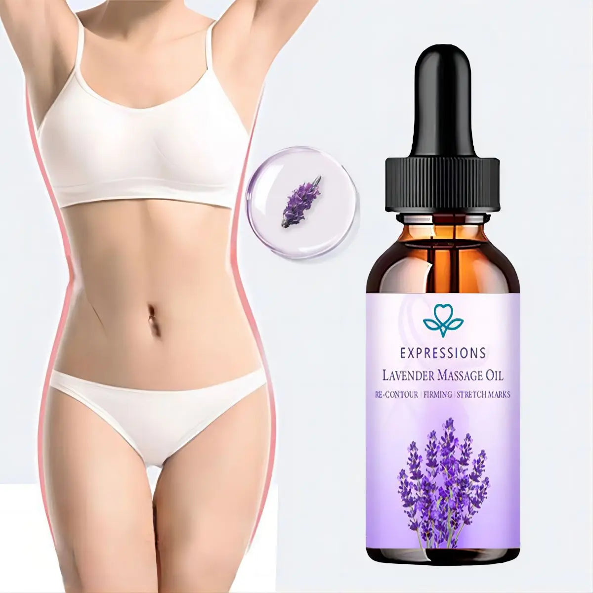 Lavender Body Massage Oil – Firming, Toning & Slimming