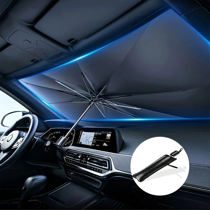 Foldable Car Windshield Sunshade Umbrella | UV & Heat Block