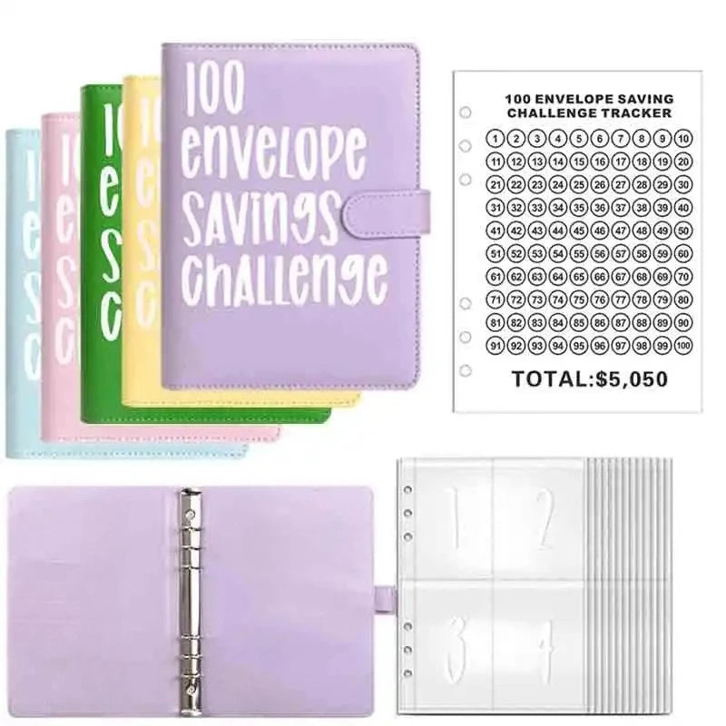 Star Chasing Collection Card Book: Save, Savings, Challenges - Loose-Leaf Binder with Budget Binder and Cash Envelopes Money Org Peaceful Pleasures Health and Wellness