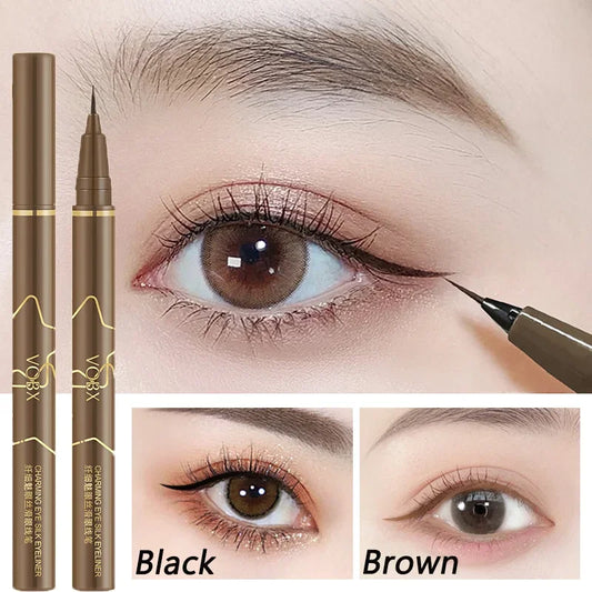 Brown Liquid Eyeliner Pen – Waterproof, Long-Lasting Liquid Eyeliner Pen Peaceful Pleasures Health and Wellness