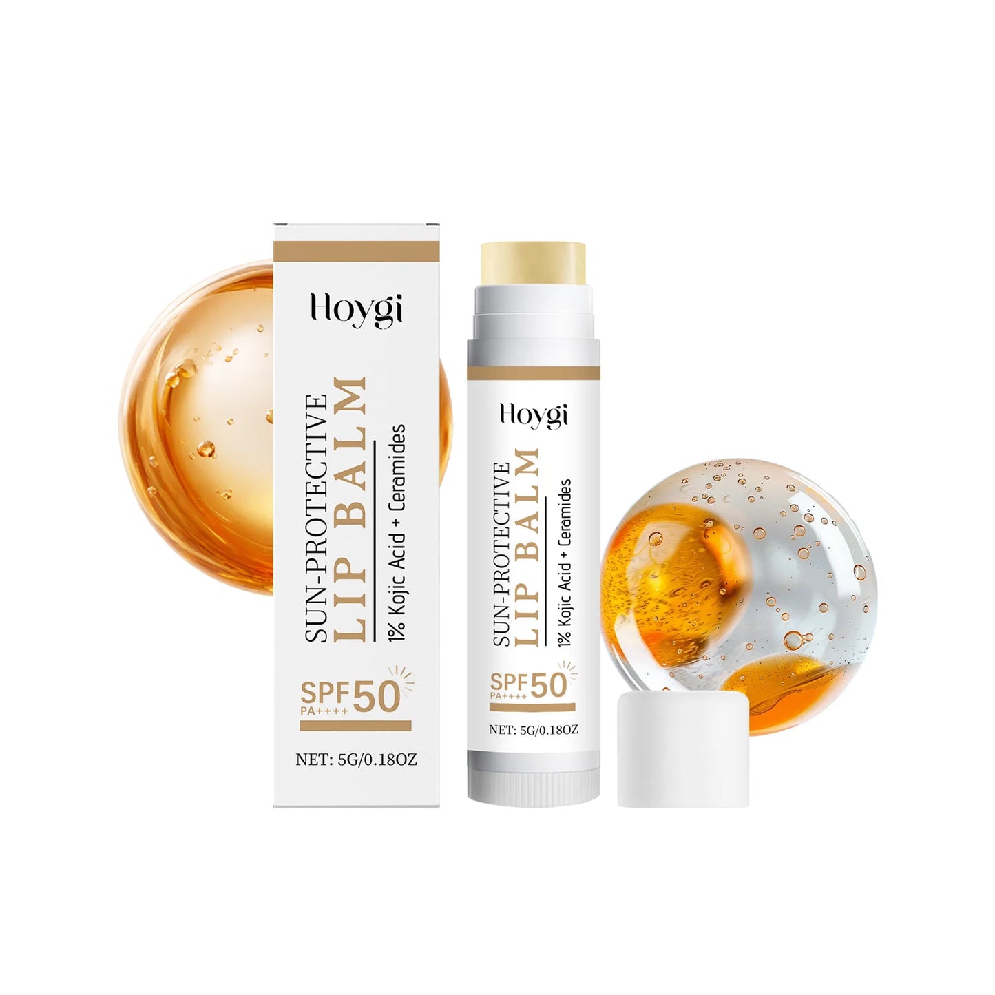 SPF50 Lip Balm with Kojic Acid & Ceramide | Hoygi