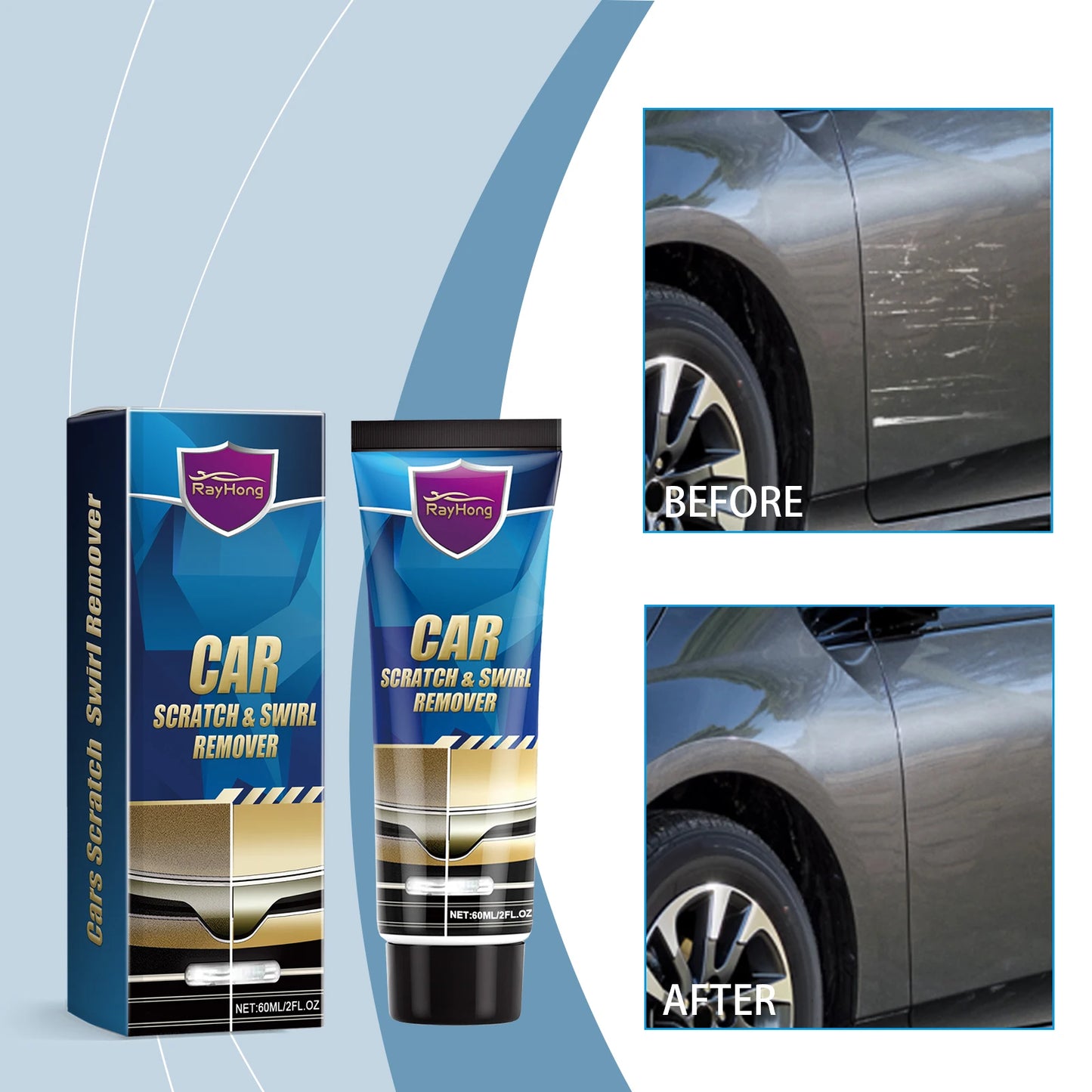 RayHong Car Scratch Repair Paste | Paint Swirl Remover