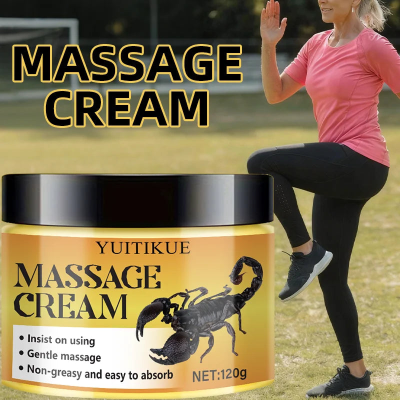 YUITIKUE Body Massage Cream 120g | Hyaluronic Acid & Collagen Body Massage Cream Peaceful Pleasures Health and Wellness