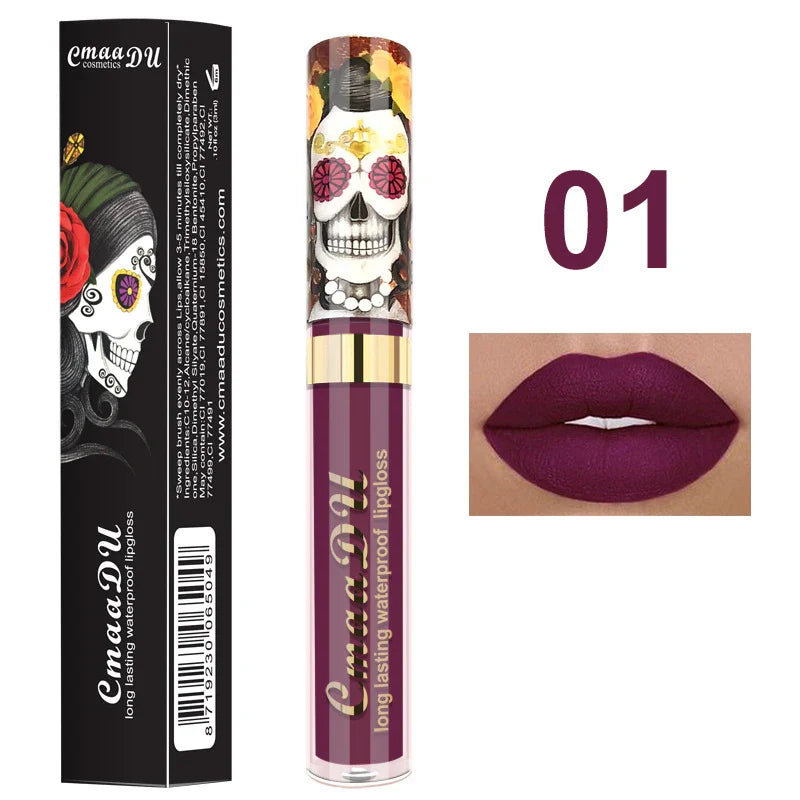 Cmaadu Matte Lip Gloss – Waterproof Long-Lasting Red Lipstick