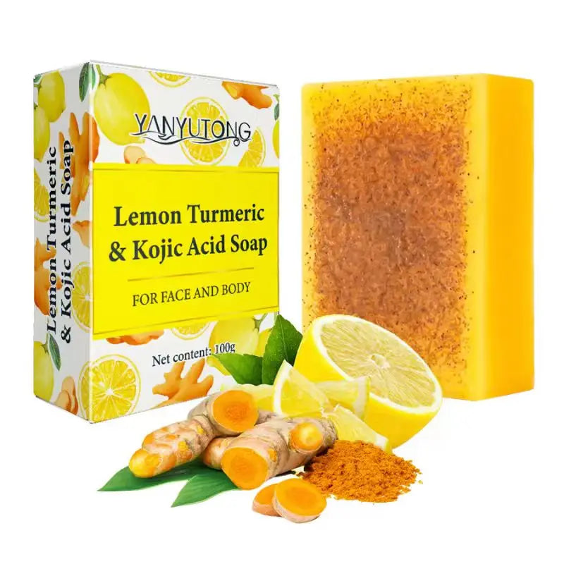 Turmeric & Lemon Granule Soap – Deep Cleansing 2-Pack