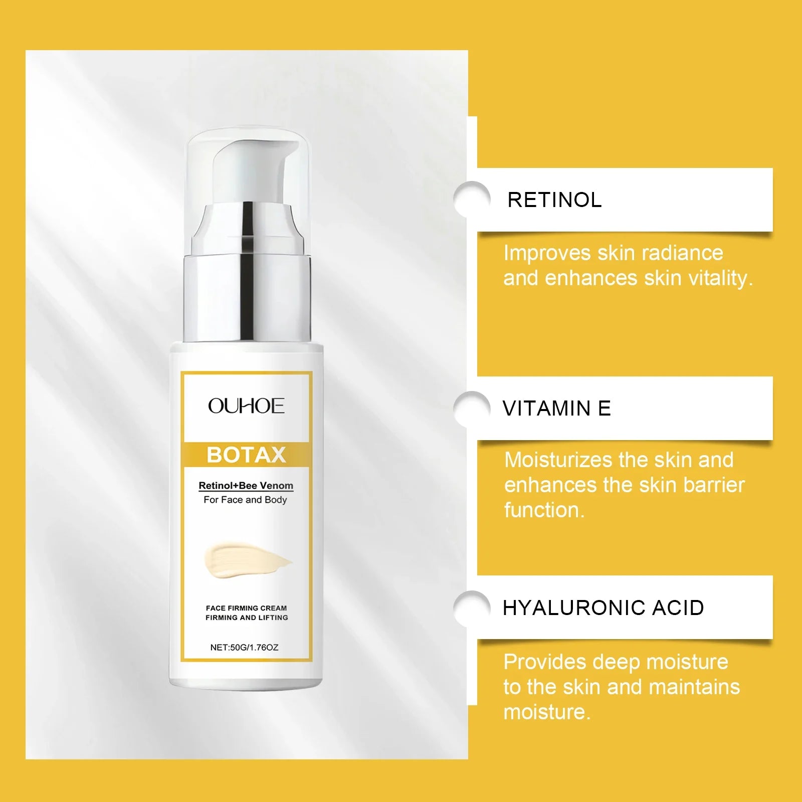 Firming Face Cream – Hydrating, Brightening & Nourishing Face Moisturizer Cream Oasis Select