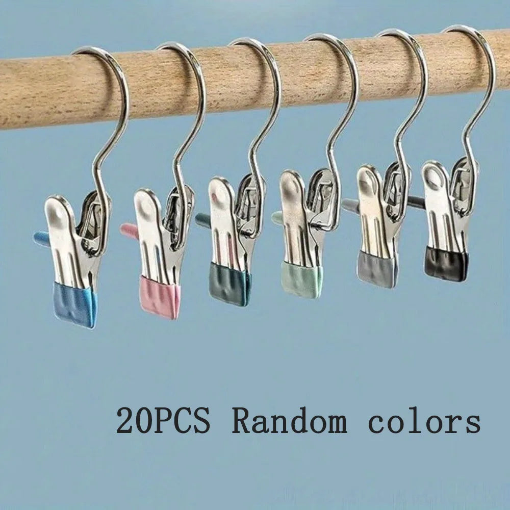 20-Pack Boot Hanger Clips | Laundry Hooks & Clothes Pins