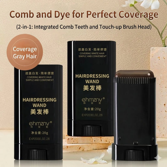 Temporary Hair Color Stick with Comb | Root Touch-Up & Gray Cover Temporary Hair Color Oasis Select