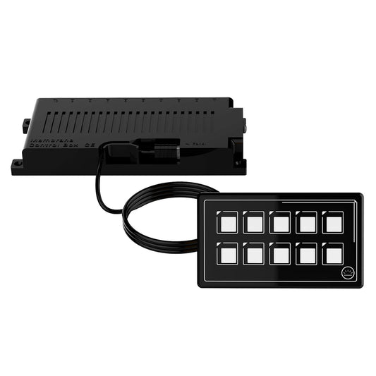 KKMOON 10-Button IP67 Waterproof Membrane Switch Panel LED Backlit Membrane Switch Panel Peaceful Pleasures Health and Wellness