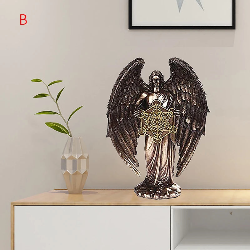 Metatron Angel Sacred Geometry Statue | Prophet Enoch Figurine