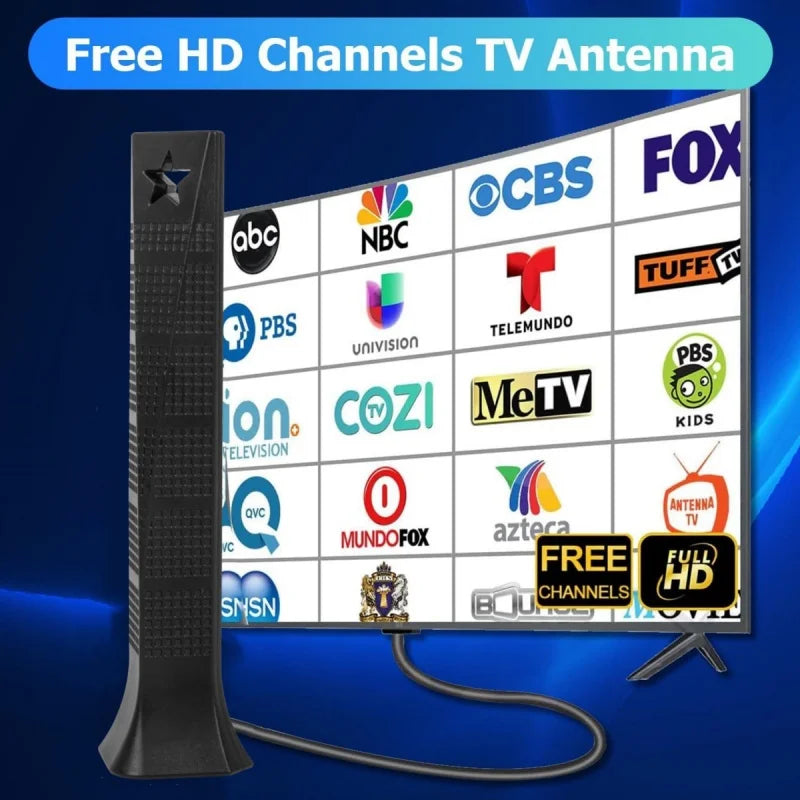 Indoor/Outdoor ATSC DTMB HD Digital TV Antenna | Free OTA TV
