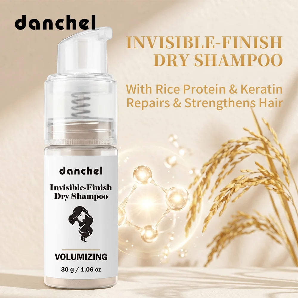 Invisible-Finish Dry Shampoo Oil Control 48H Fits All Hair Colors Protein Repair Strengthens Hair Ultra-fine Dry Hair Powder Peaceful Pleasures Health and Wellness