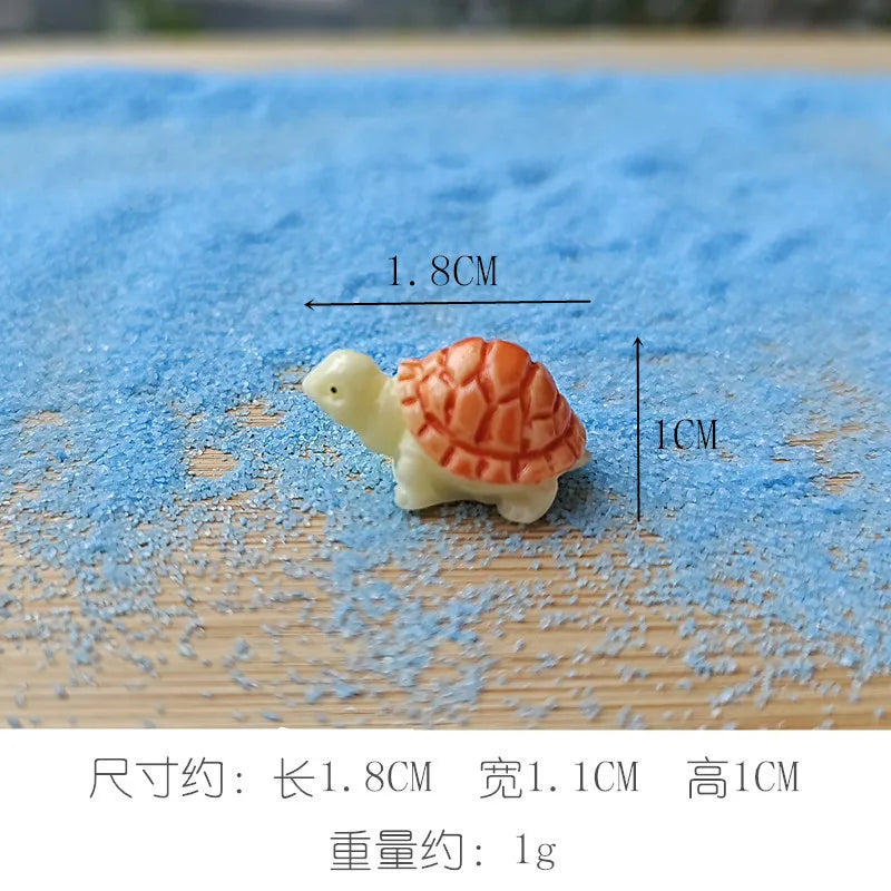 1pcs Super Mini Animals Fairy Garden Miniatures DIY Terrarium Figurines Micro Moss Landscape Decor Dollhouse Accessories 피규어 Peaceful Pleasures Health and Wellness Earthy yellow