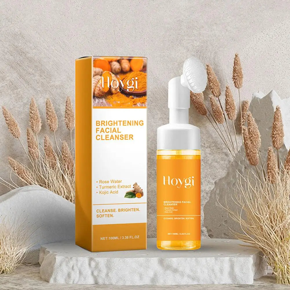 Turmeric Facial Cleanser Facial Scrub Cleansing Oil Control Blackhead Remover Shrink Pores Skin Care Body Care Peaceful Pleasures Health and Wellness