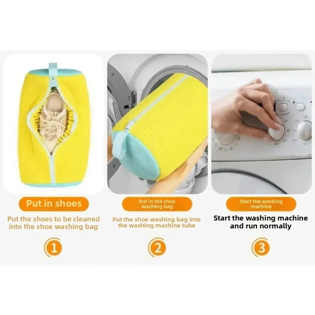 Shoe Laundry Bags with Zipper for Washing Machine | 1-2 Pack