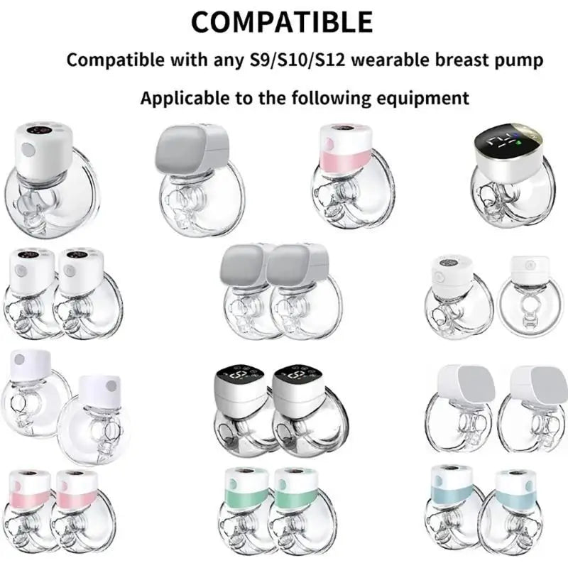 7-Piece Breast Pump Replacement Kit – Flange Insert for S9 & S12