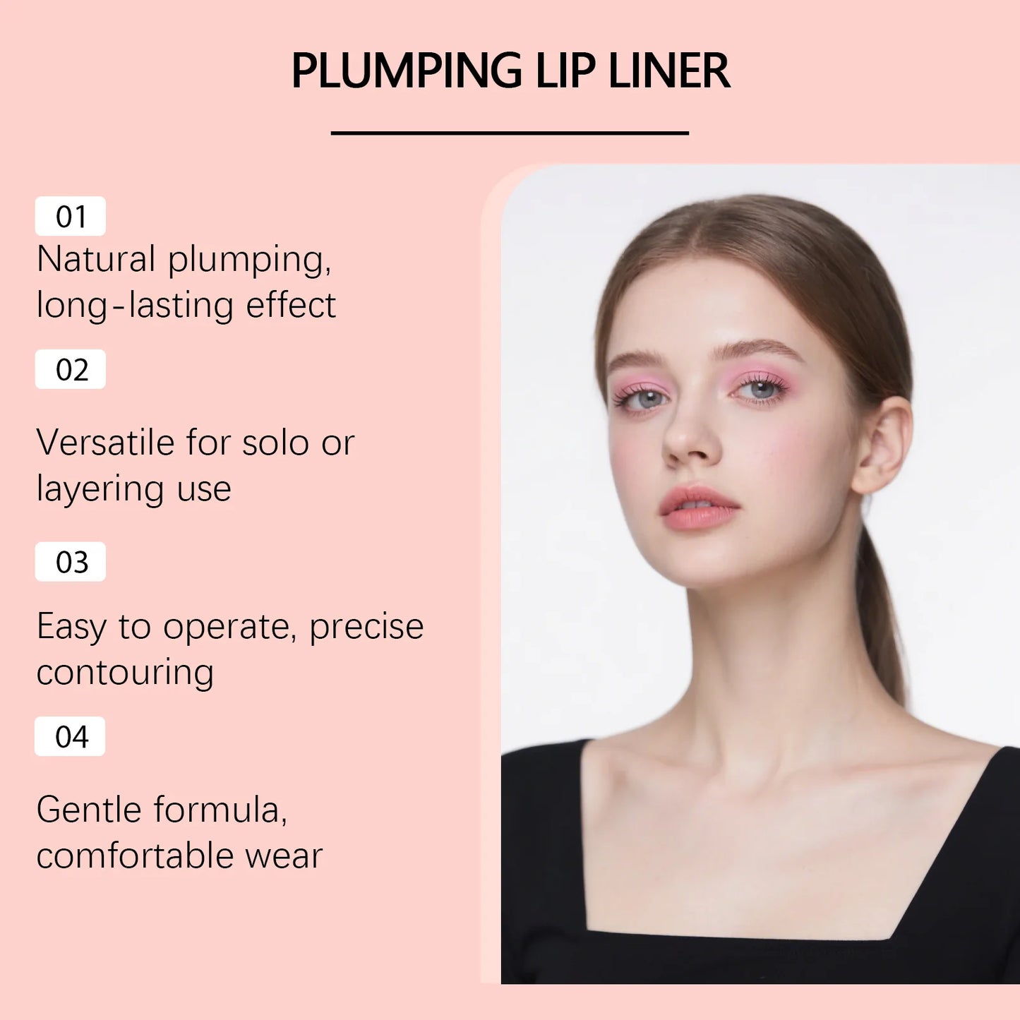 Nude Lip Liner Waterproof and Long Lasting Makeup Peaceful Pleasures Health and Wellness