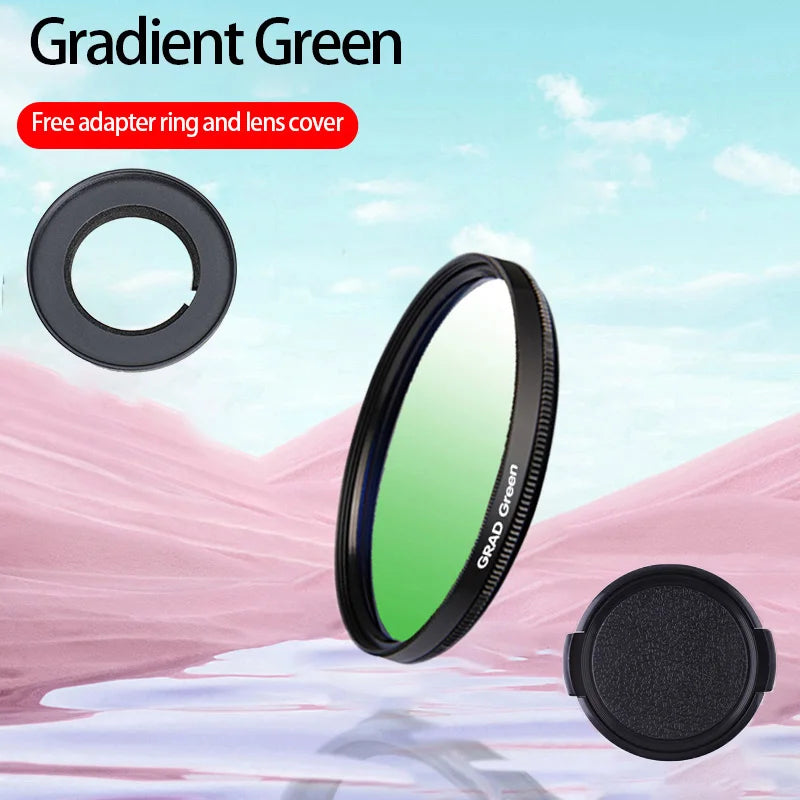 52mm ND & CPL Filters Set For DJI Osmo Action6 Neutral Density Camera Lens ND Filter And Filter Adapter Ring Peaceful Pleasures Health and Wellness Silver