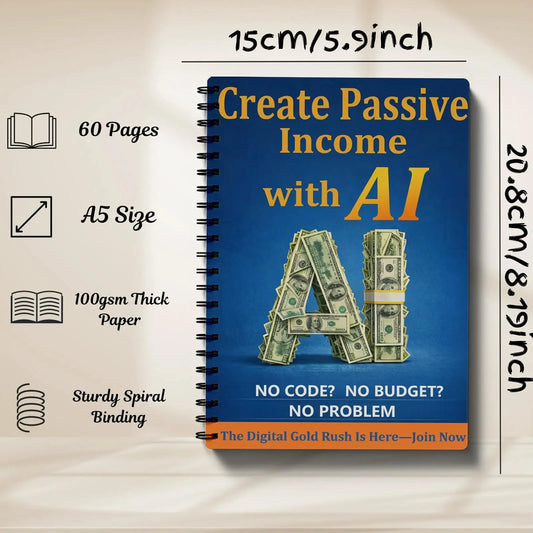 Create Passive Income AI Beginner's Guide Digital Gold Rush Here Peaceful Pleasures Health and Wellness