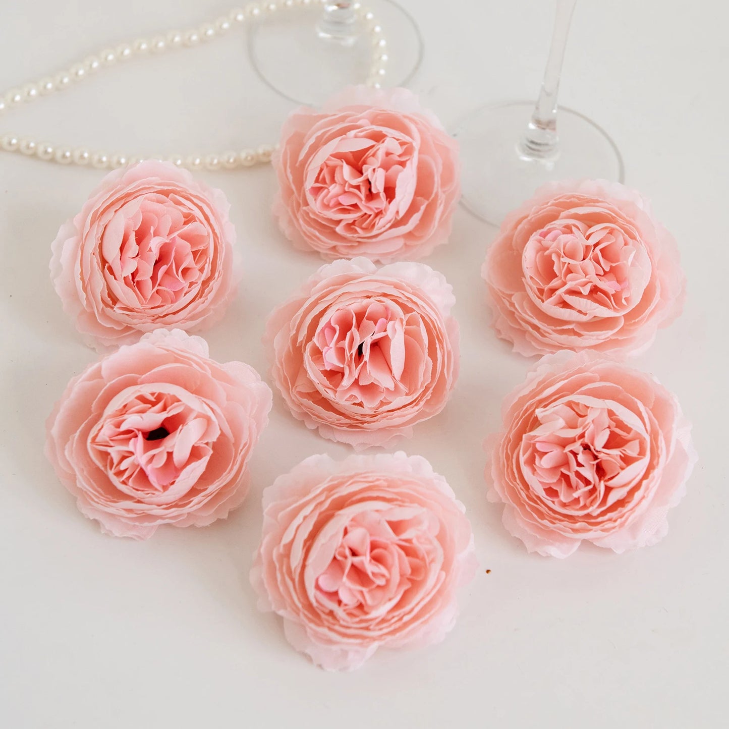 Silk Peony Artificial Flowers with Stems – Wedding & Decor