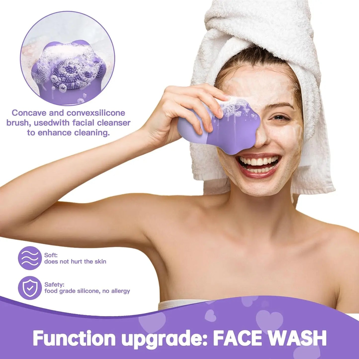 Silicone Facial Ice Roller – Reduce Puffiness & Massage Face
