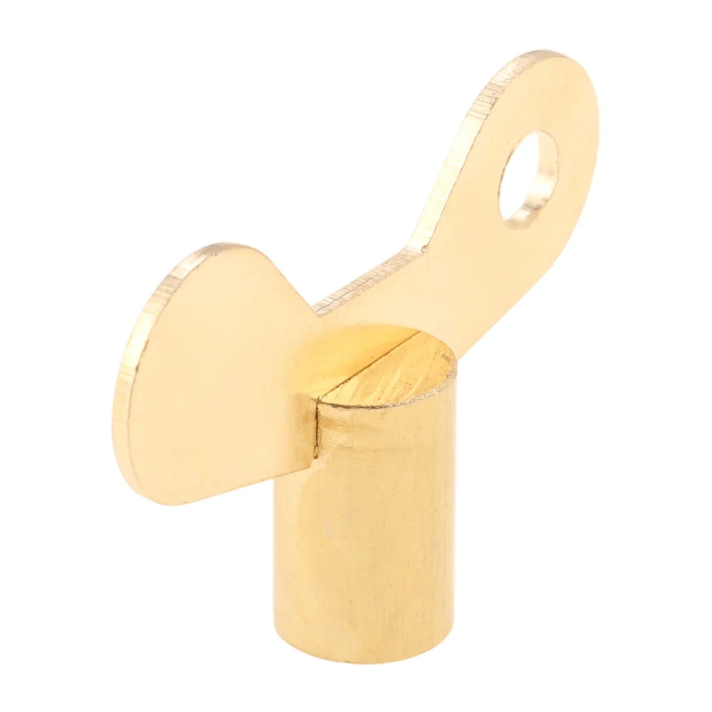 Brass Clock-Type Faucet Key | 7mm Square Spool Valve Tool