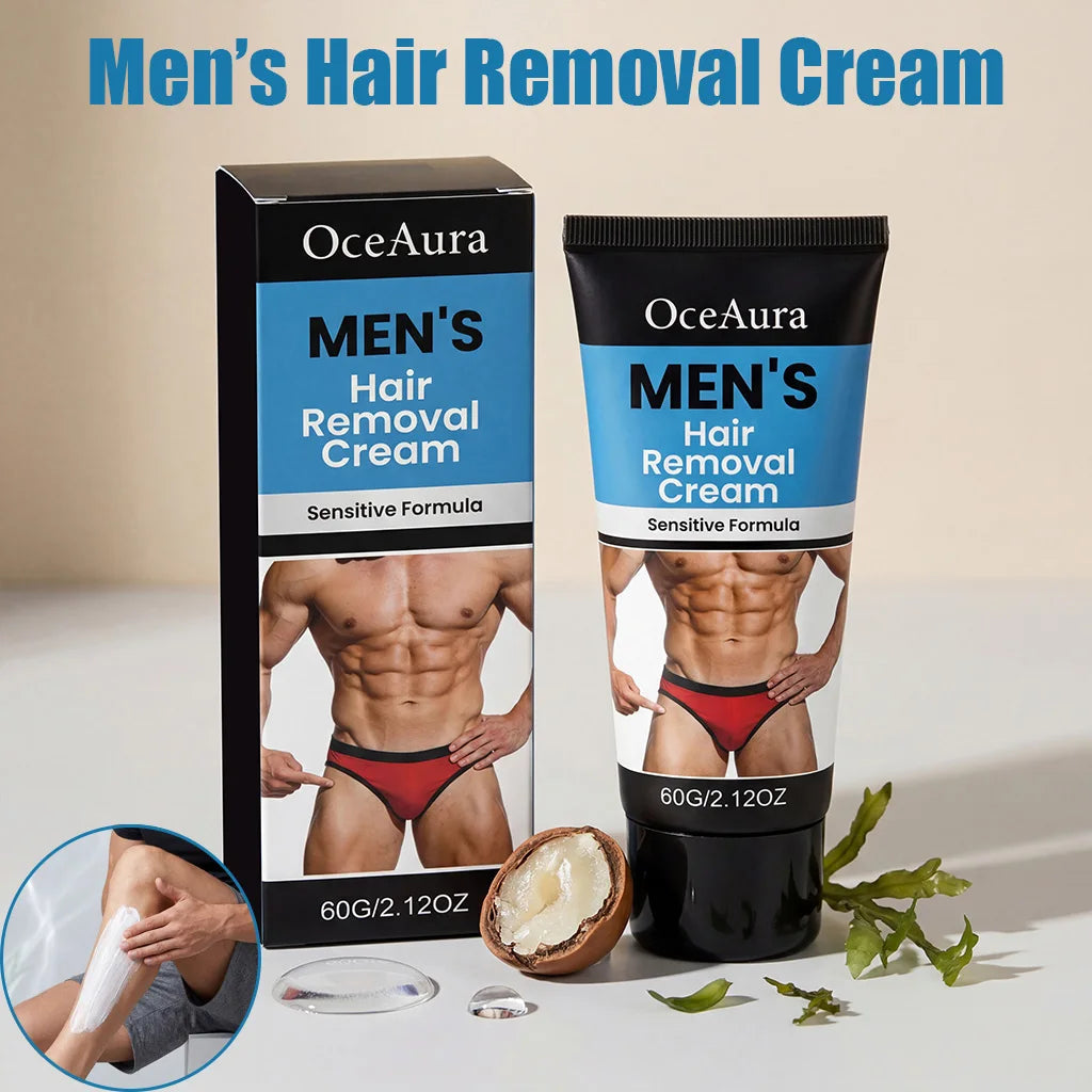 Men's Painless Hair Removal Cream – Body, Legs & Armpit Peaceful Pleasures Health and Wellness