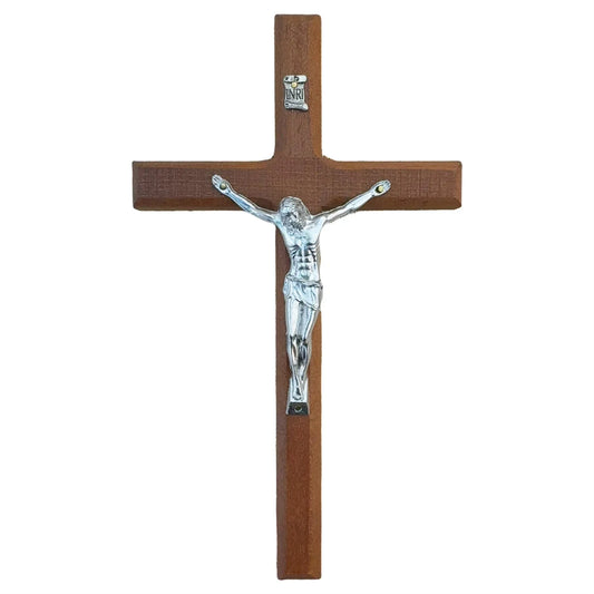 7.8" Hand Carved Wooden Cross – Wall Hanging & Table Decor Religious Wall Decor Oasis Select