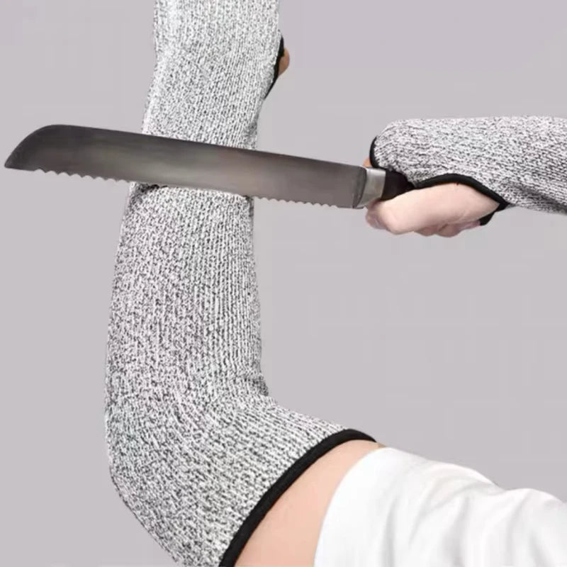 Cut-Resistant Safety Arm Sleeves – Breathable Protective Bracers