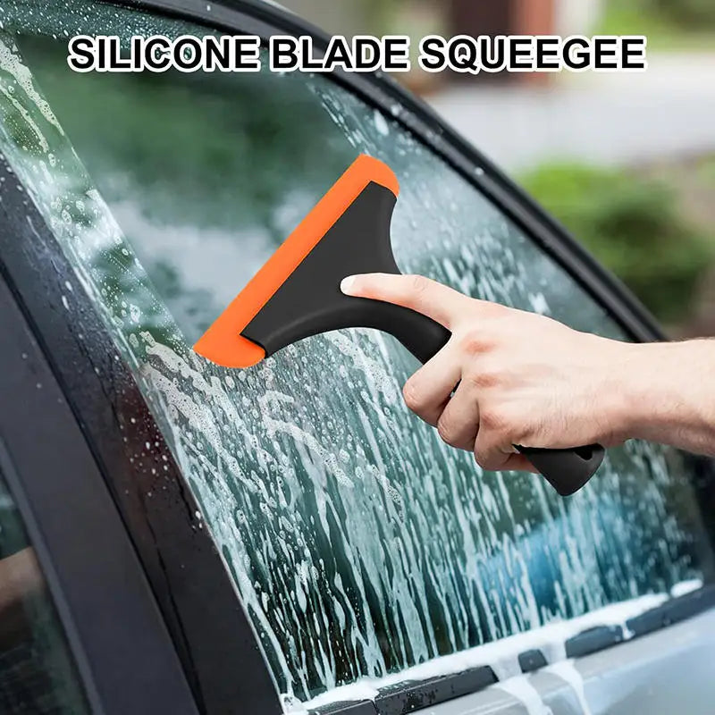 Silicone Squeegees Car Window Film Sticking Tools Soft Flexible Blades Car Wrap Bubble Remover Windshield Water Removal Scraper Peaceful Pleasures Health and Wellness