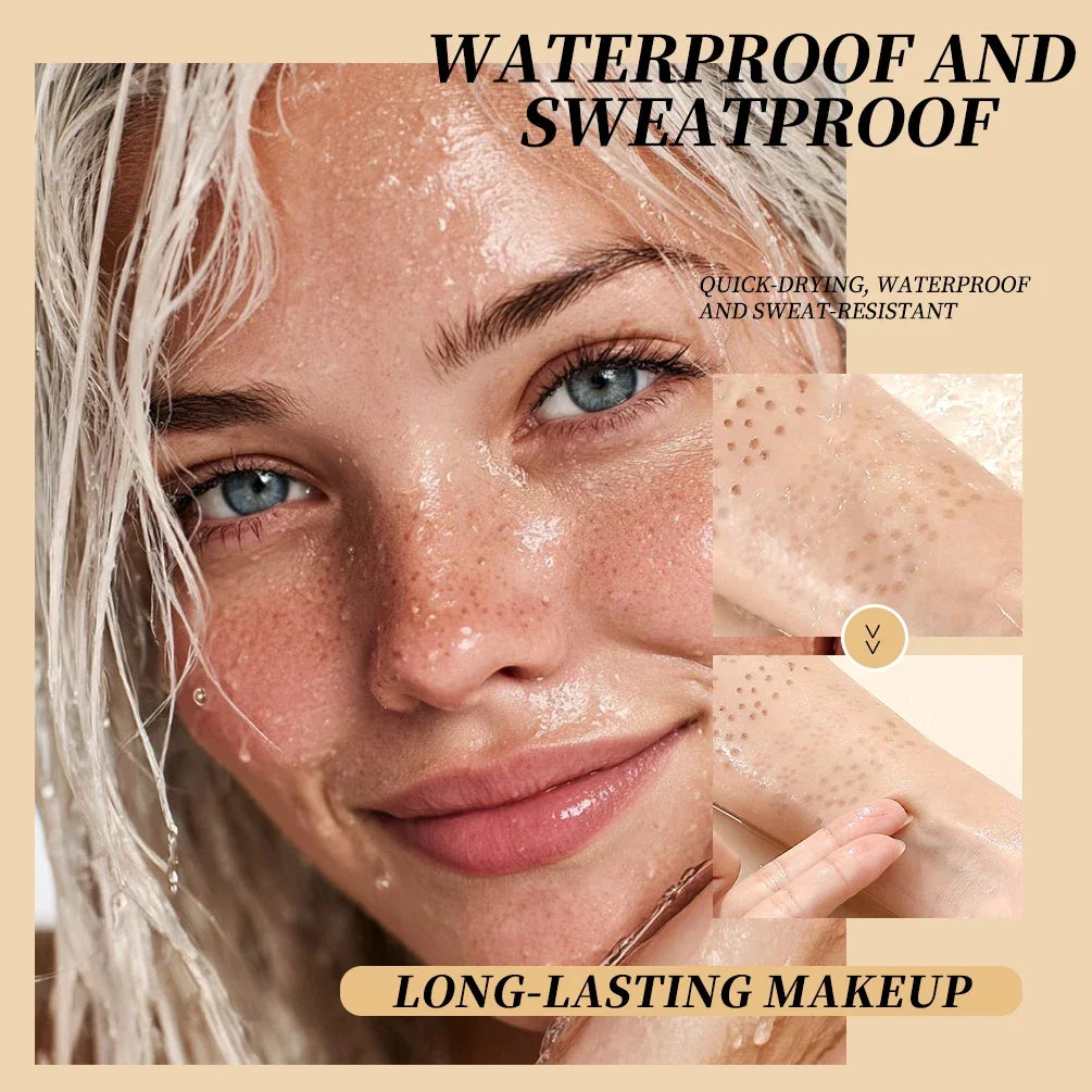 QIBEST Double Head Natural Simulation Freckle Makeup Pen Color Rendering Waterproof Easy To Apply No Shedding 2 In 1 Spot Pen Peaceful Pleasures Health and Wellness