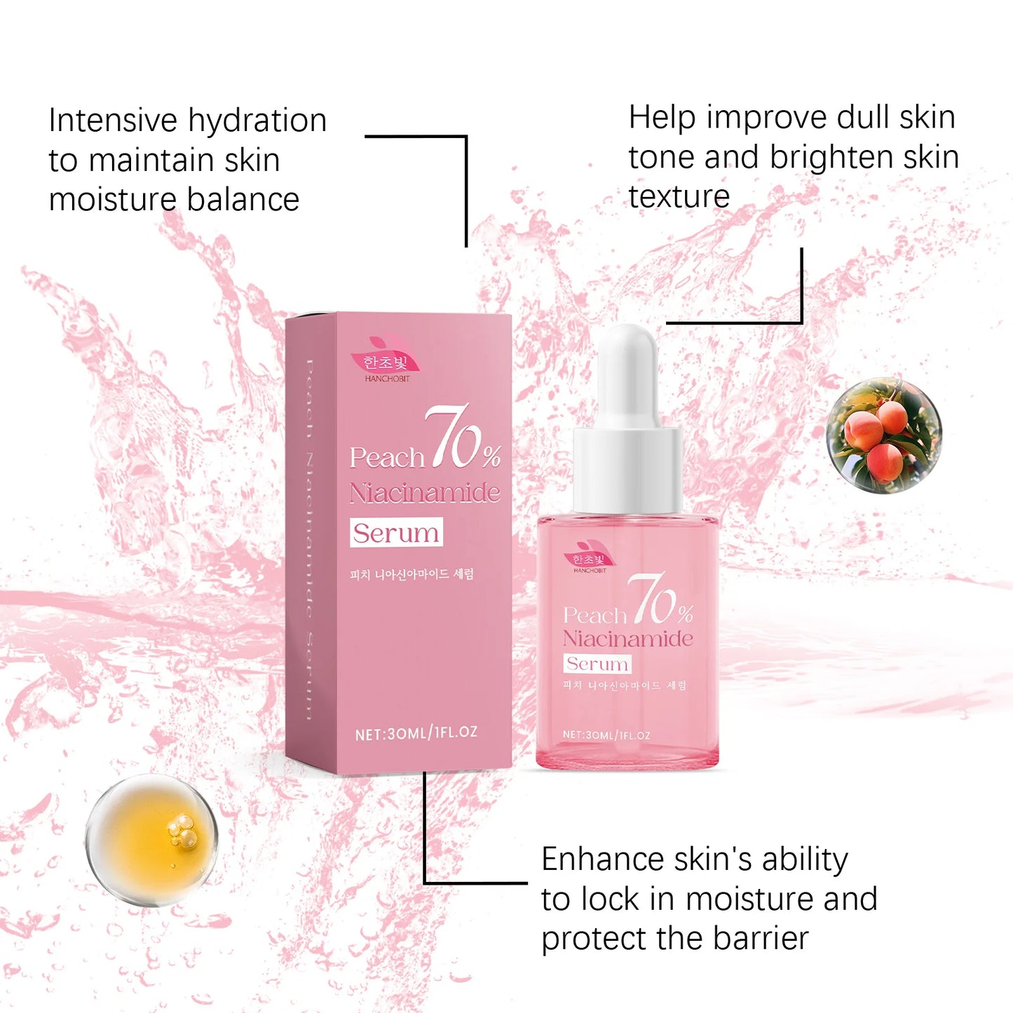 Niacinamide Brightening Essence – Hydrating Face Serum