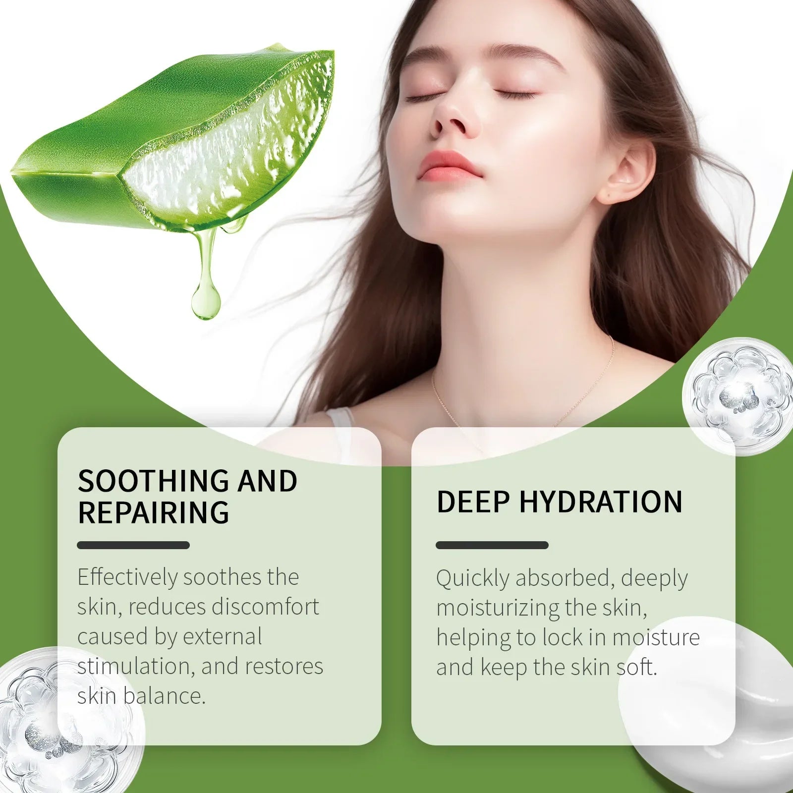 EELHOE Aloe Vera & Vitamin E Hydrating Face Cream 50g Peaceful Pleasures Health and Wellness