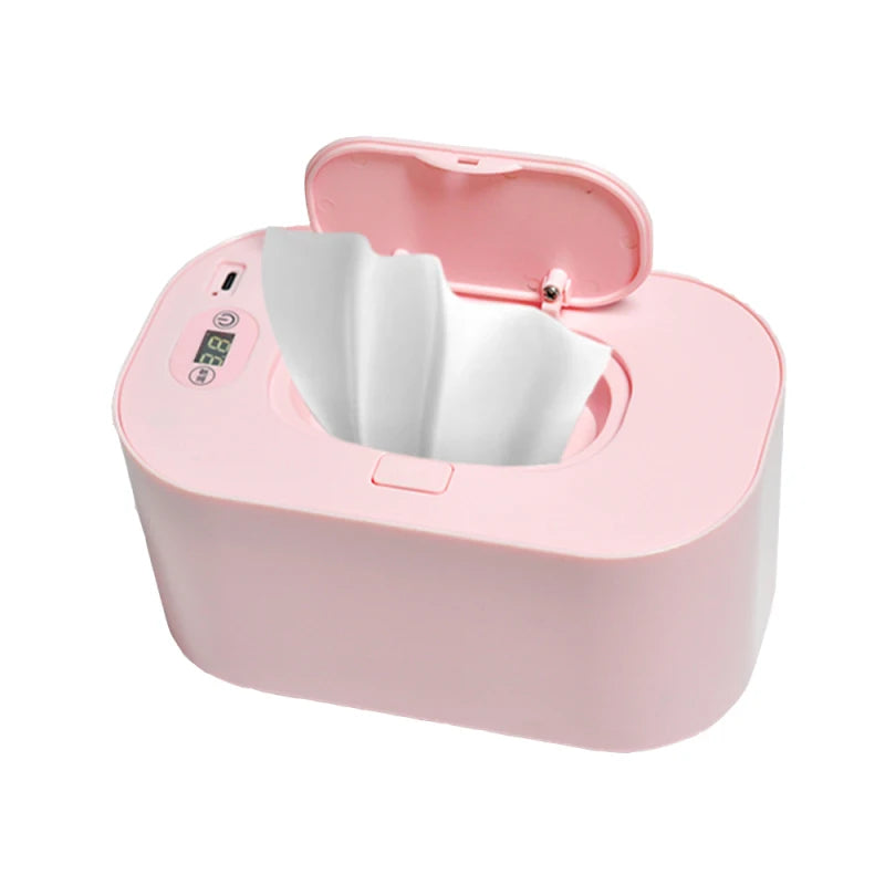 Baby Wipe Warmer | Digital Display & Adjustable Temp, USB