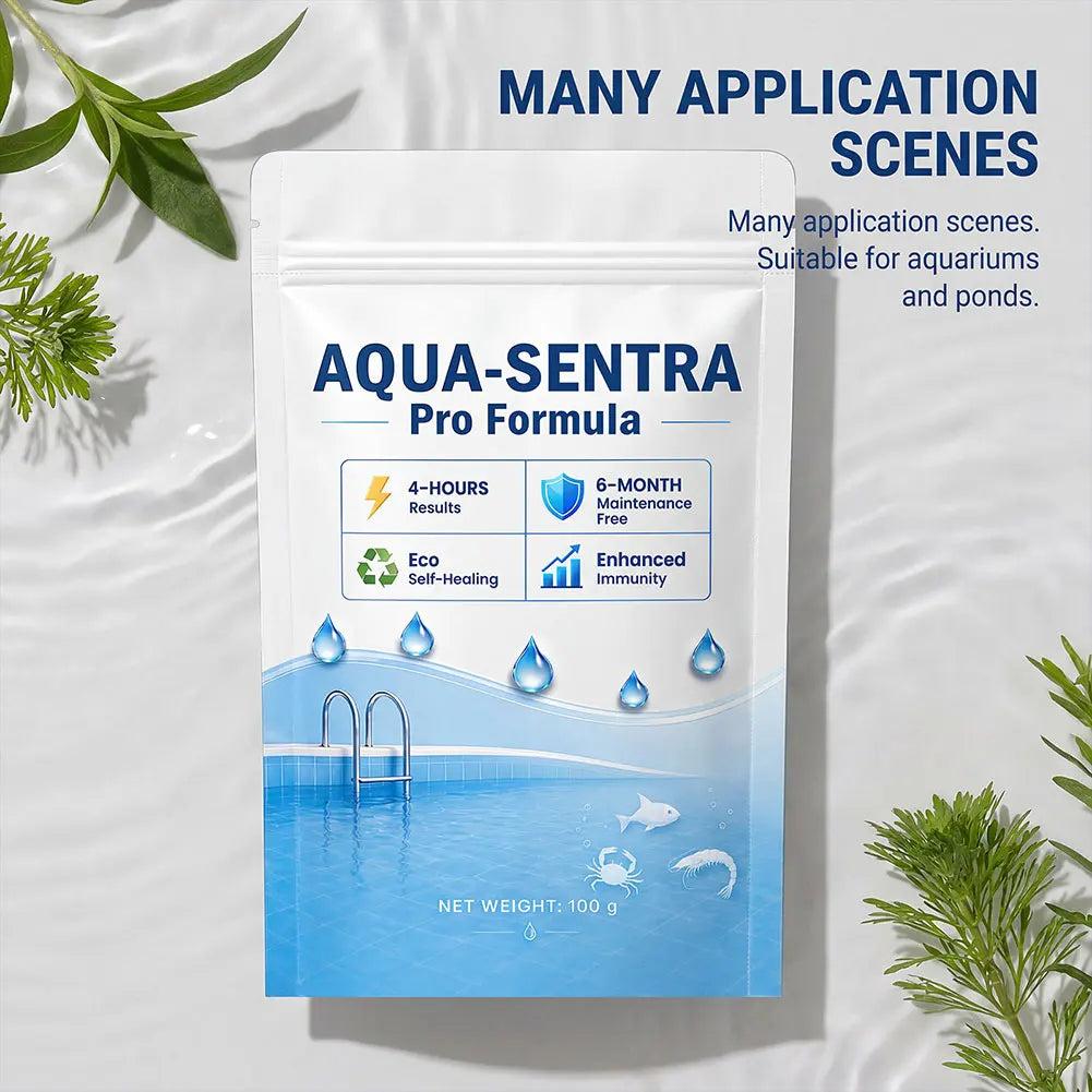 Water Clarification Powder,Fish Tank Cleaning And Care Powder,Pools/Aquarium/Fish Tank/Care Powder,Long-Lasting Clarity Odor Peaceful Pleasures Health and Wellness