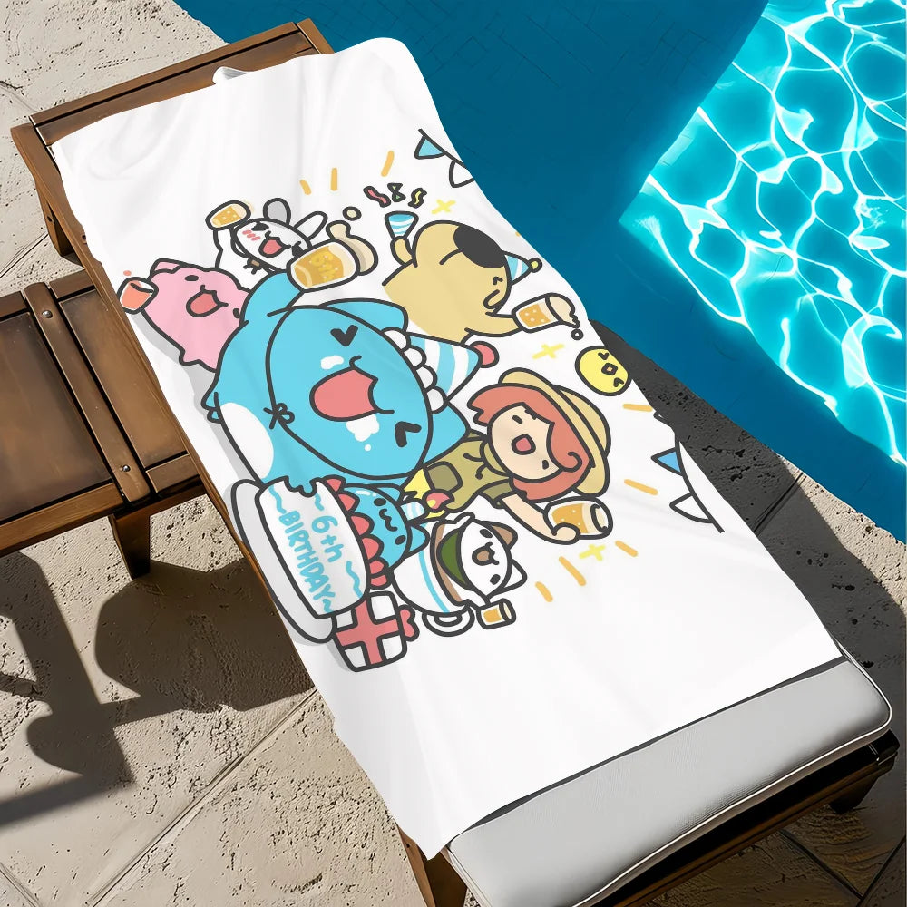 Bugcat Capoo Anime Beach Towel – Quick Dry, Soft, 11 Sizes Anime Beach Towel Peaceful Pleasures Health and Wellness z5 STJ90x180CM