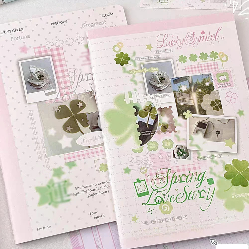 Clover Story Series A5 Car Notebook Appearance Ins Fresh Student