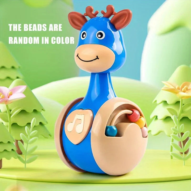 Roly Poly Tumbler Baby Toy 6–12 Months | Deer Wobbler Toy