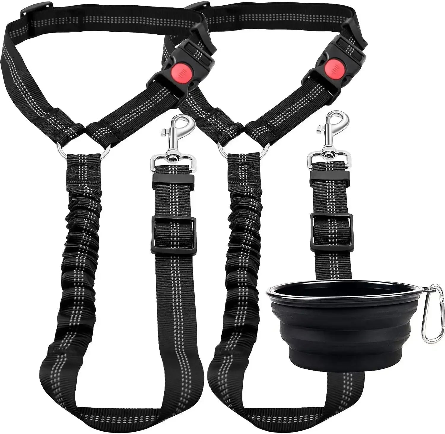 Pet Supplies High Quality Dog Leash Dog Walking Leash Automatic Retractable Ring Buckle Pet Car Seat Belt Adjustable Length Peaceful Pleasures Health and Wellness