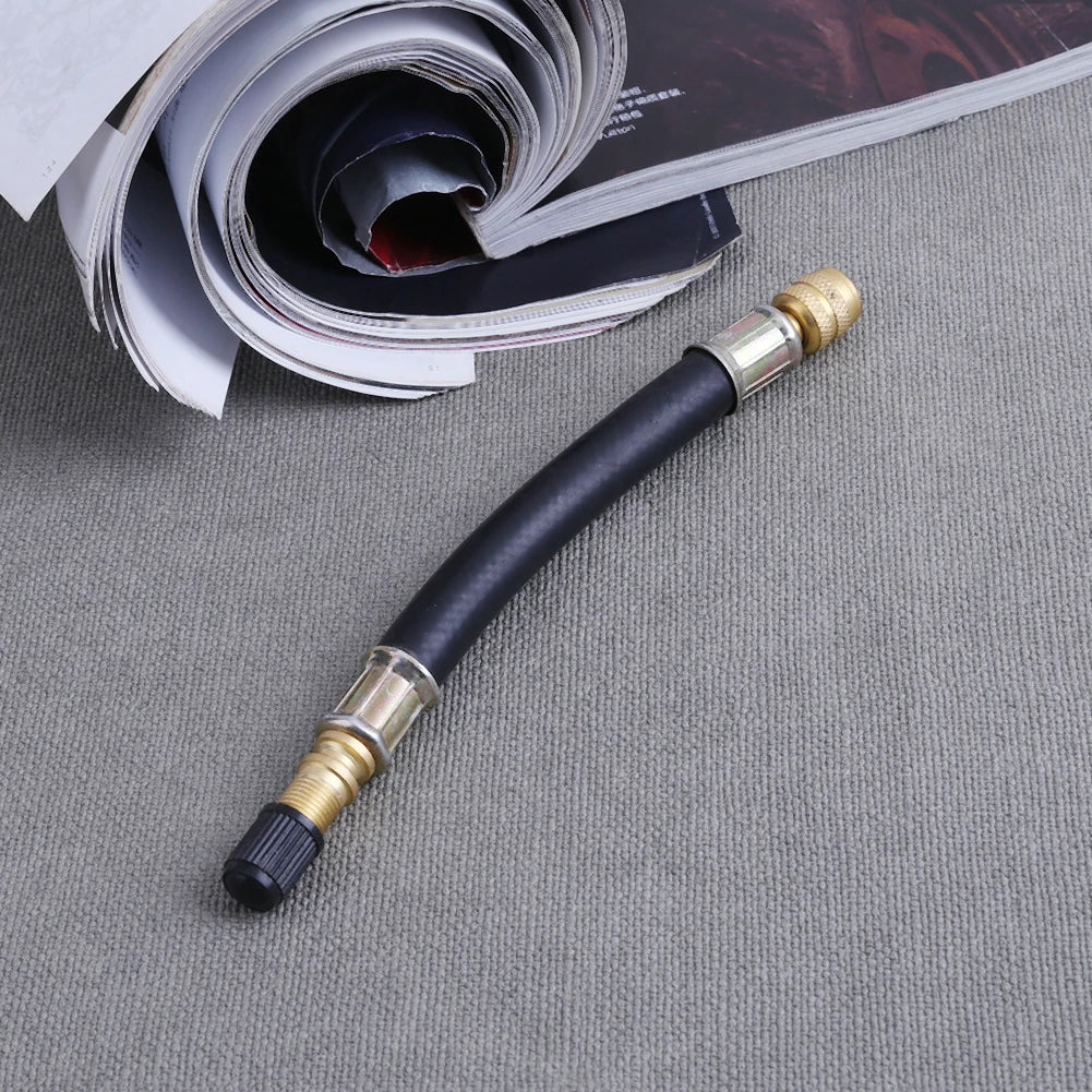 140mm Flexible Tire Valve Extension Adaptor – Universal Brass Rubber Car Parts Peaceful Pleasures Health and Wellness