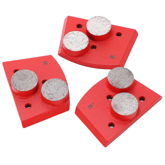 Diamond Grinding Pads Red Trapezoid 30 Grit 2 Cylindrical Teeth Peaceful Pleasures Health and Wellness Default Title